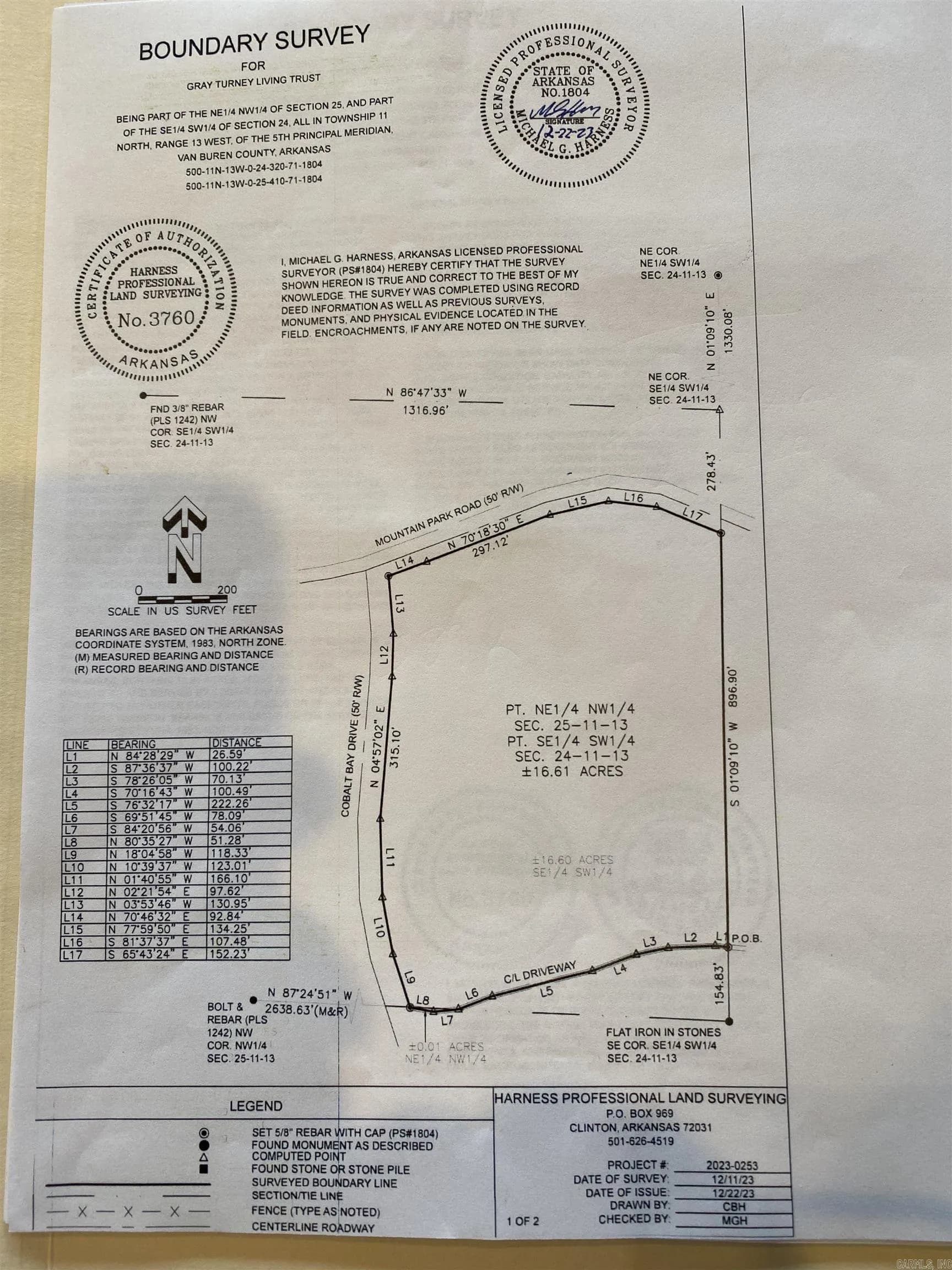 Property at 16.61 Acres  Mountain park road - Image 2
